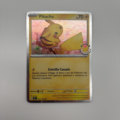 Carte pokemon pikachu - pikachu, promo