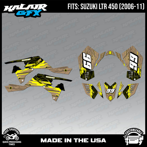 Graphics kit for suzuki atv - kit,