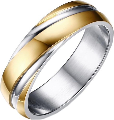 Bague homme acier inoxydable - acier,