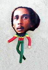 FIGURINE D'ACTION BOB MARLEY fait main 45 x 15 cm - polaire de soie