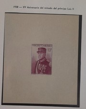 Feuille Sceau Monaco 1938