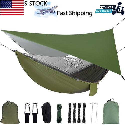 Camping hammock with rain - rain, fly