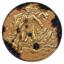France médaille - Révolution Française - La bataille de Jemmapes - vermeil