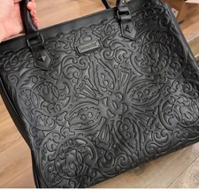 Loungefly Black Embossed Skull