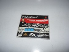 jeu video playstation 2 / 3 in 1 / 007 need for speed ssx / promo press kit