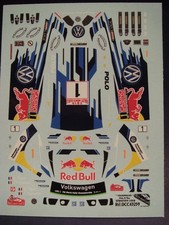DECALS 1/43 VW POLO R  WRC -