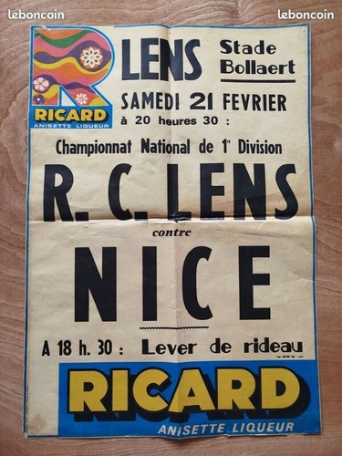 Affiche match lens nice - affiche,