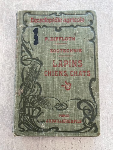 Livre ancien zootechnic lapins - livre,