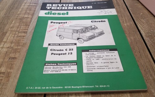Revue technique peugeot - revue, j5