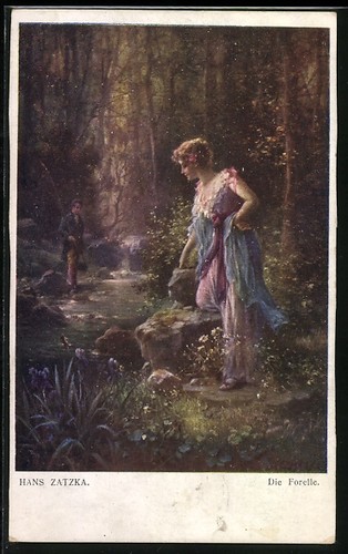 Carte postale artiste hans - d'artiste,
