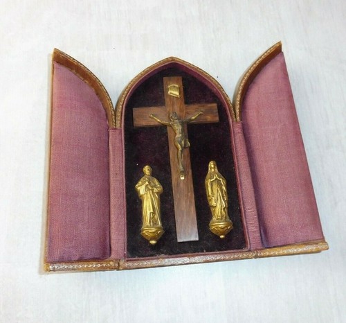 Ancienne icone crucifix - crucifix,, en