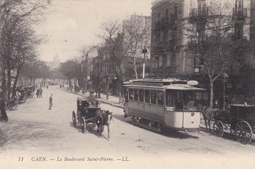 Cpa caen boulevard saint - cpa,