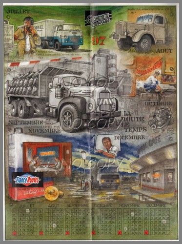 Poster camion rétro - camion,