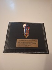 Plaquette Promotion General Monclar. École Spéciale Militaire Saint Cyr 1987. 