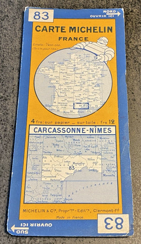 Carte michelin - n°, 83