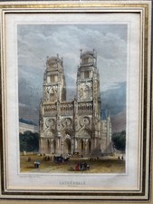 Ancienne gravure encadrée de