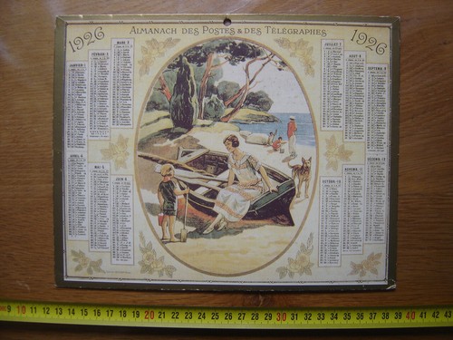 1926 calendrier 1990 - 1926, de