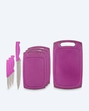 Planche à découper et ensemble de couteaux, 9pcs.