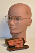 Antique Bausch & Lomb B&L 1/10 12k Gf Lunettes de Vue Fil Monture 45/20/110 W