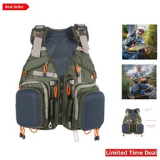 Fly Fishing Vest Pack in Army