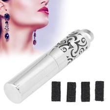 Pendentif Diffuseur D'huile Essentielle En Acier Inoxydable Cylindre Creux A OBF