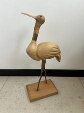 SCULPTURE BOIS OISEAU DÉCO 
