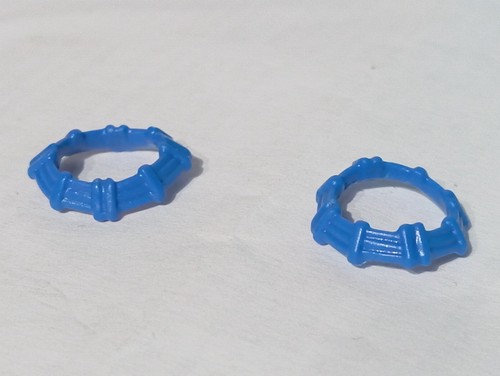 Playmobil colliers bleus - x2,