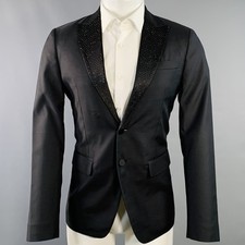DSQUARED2 Taille 38 Noir Soie