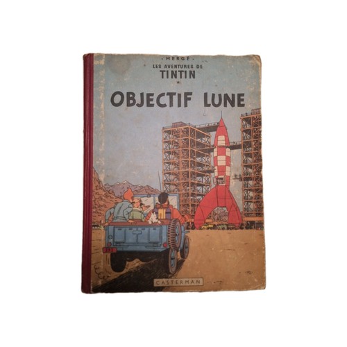 Tintin objectif lune - tintin, 1954