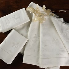 Drap Double avec 2 Taies d'Oreiller Lin Second Hand Italie Original