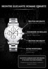 Montre homme quartz sport luxe