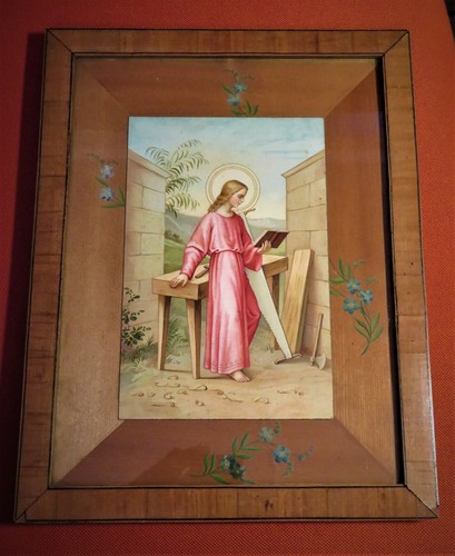 Lithographie ancienne jésus - lithographie,