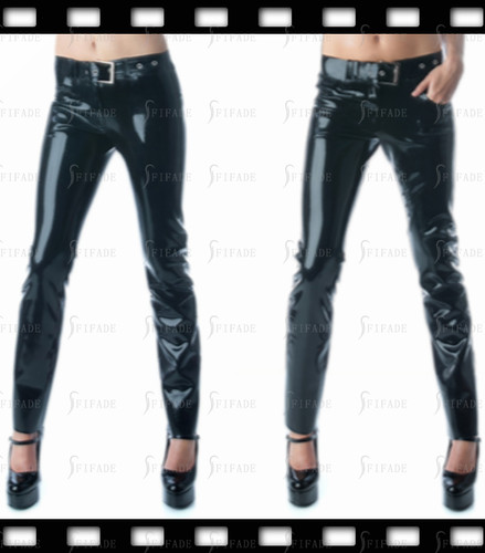 Latex slim jeans women - slim,