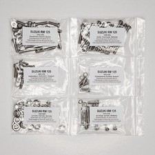 SUZUKI RM 125 1976 1977 1978 Kit vis CRUCIFORME inox moteur complet RM125
