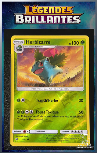 Carte pokémon herbizarre 73 - pokémon, 2/73