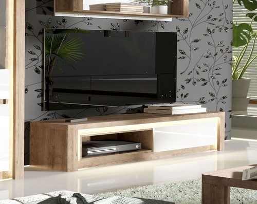 Meuble télé bas 162cm - télé,