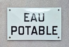 RARE Plaque émaillée