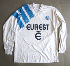 Maillot Olympique Marseille OM Vintage 1993 Eurest Adidas taille XXL