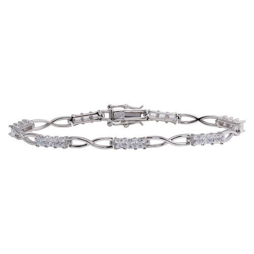 Bracelet tennis argent - de,