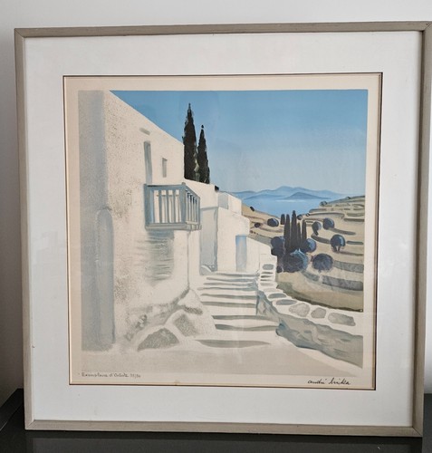 Lithographie andré bricka - lithographie,