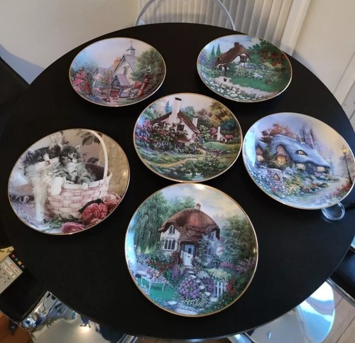 Lot assiettes décoratives - lot,