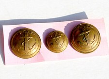 3 BOUTON UNIFORME  MILITAIRE