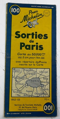 Carte michelin 100 sorties - michelin, n°