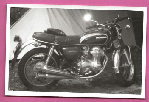 Photo époque moto honda - d'époque,