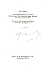 CLAUDE ESTEBAN "TROIS