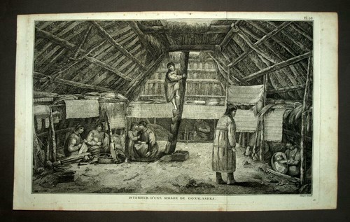 Habitation oonalashka ou - habitation, d'oonalashka