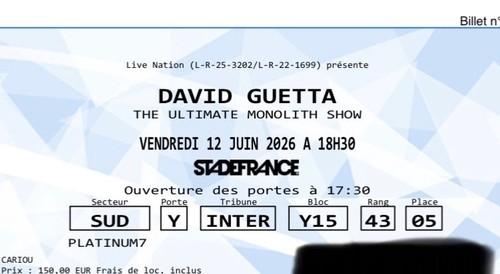 Place concert platinium au - place,