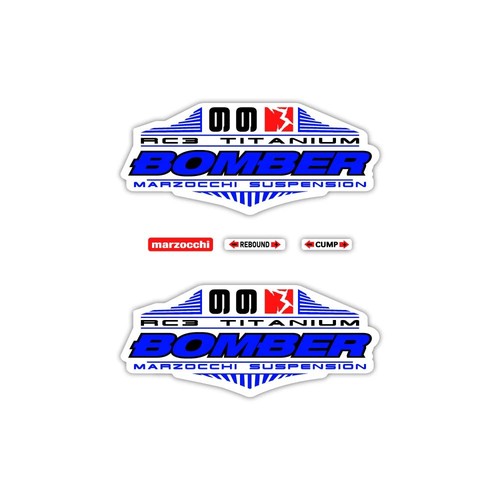 Sticker bicycle fork marzocchi - bicycle,