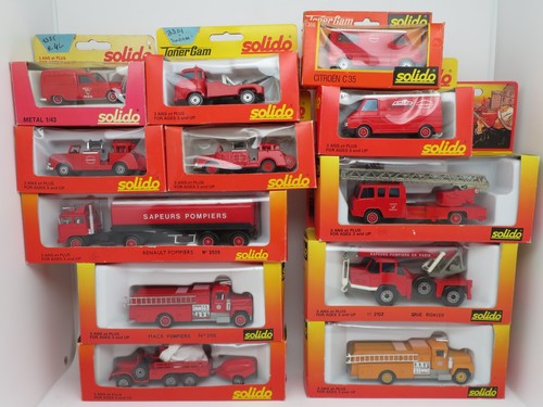 Solido pompiers boite - solido,