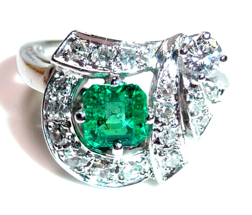 Ring 585 white gold ct - ring,